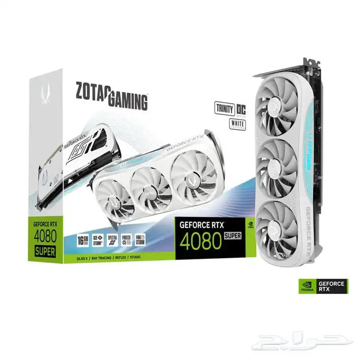 كرت شاشة 4080 سوبر ابيضrtx 4080 super 0