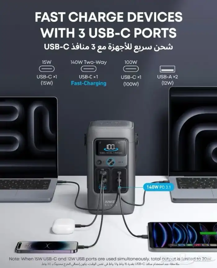 باور بنك SOLIX C200 DC 5