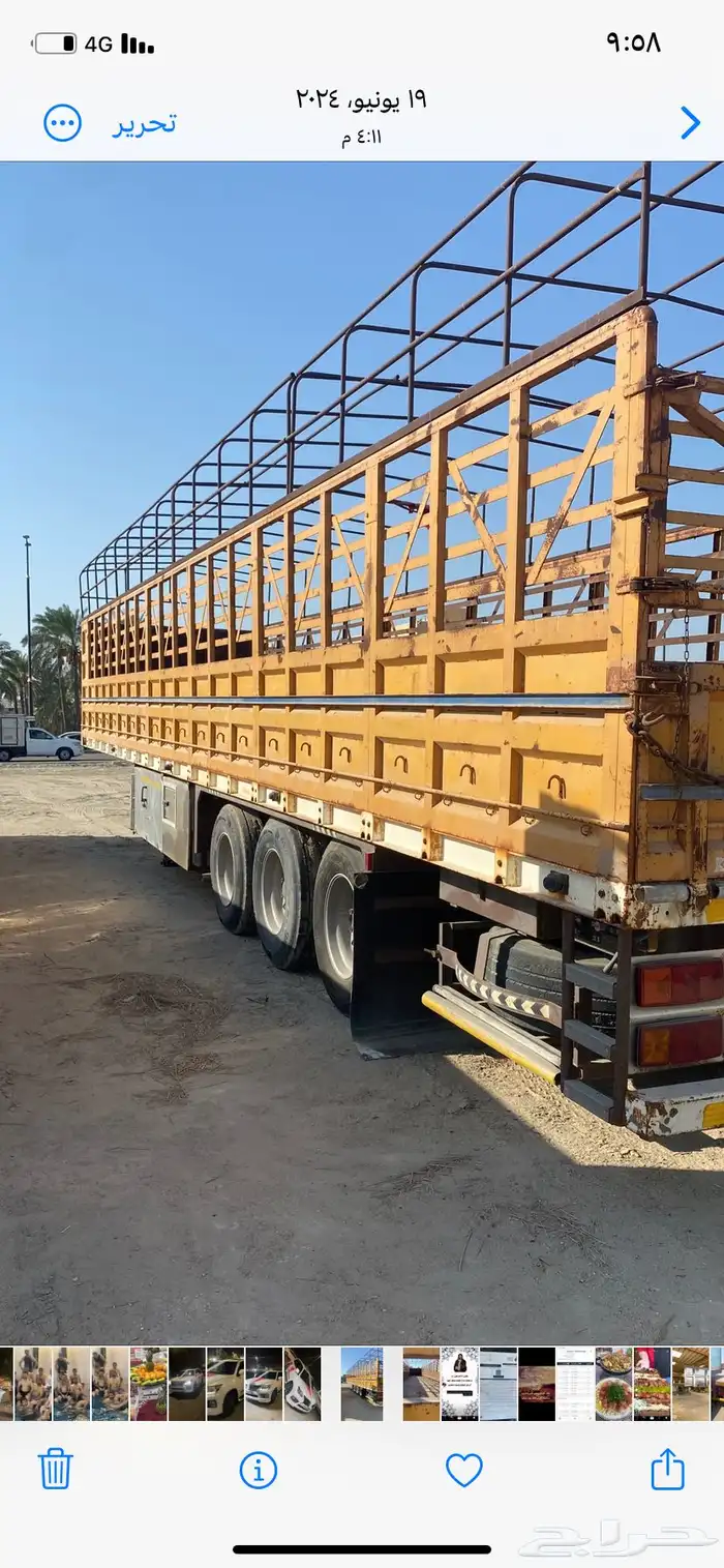 للبيع سطحه ROR ثلاث محاور دنقل شيال شد حفر الباطن مرسيدس 2