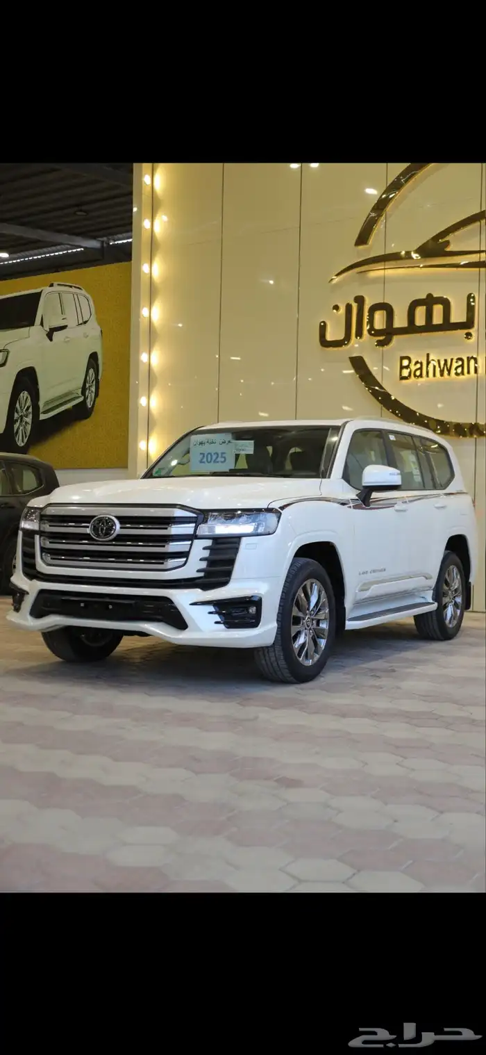 تويوتا لاند كروزر GXRLS كويتي الساير مع دفتر ضمان2025ابيض 0