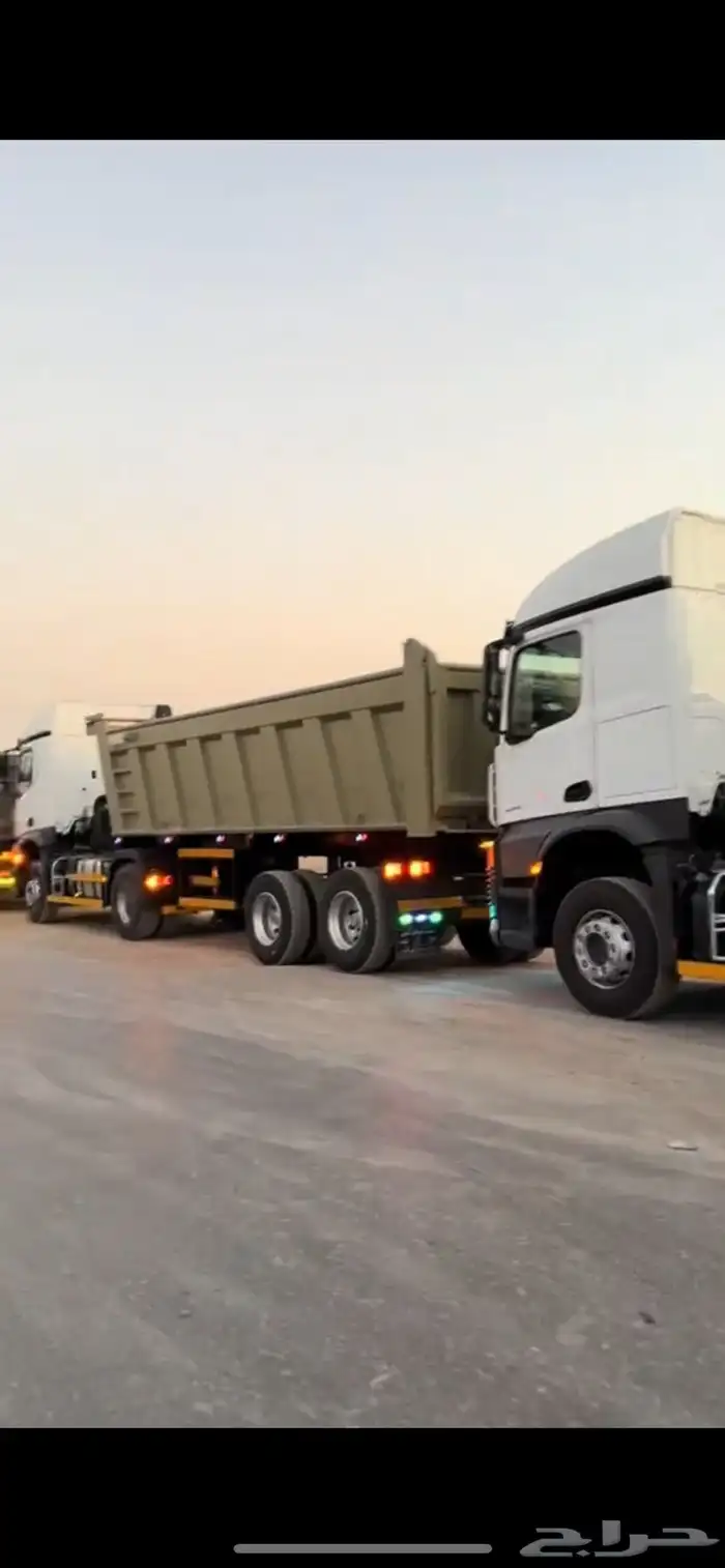 لتوريد الرمل الحمر ولبيض وبحص ونقل مخلفات 4