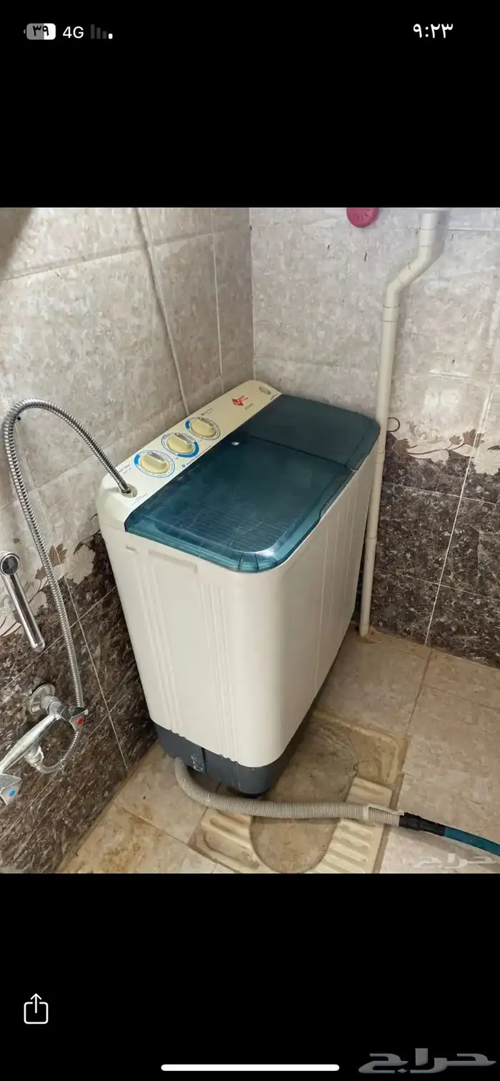 اثاث كامل مجلس ارضي وكنب وثلاجه وغساله وشاشات 2 1