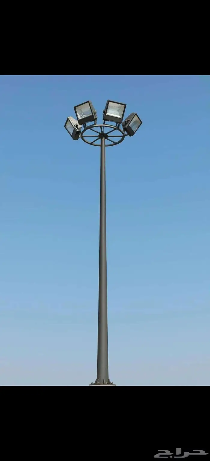 اعمده اناره للبيع فايبر غلاس 1