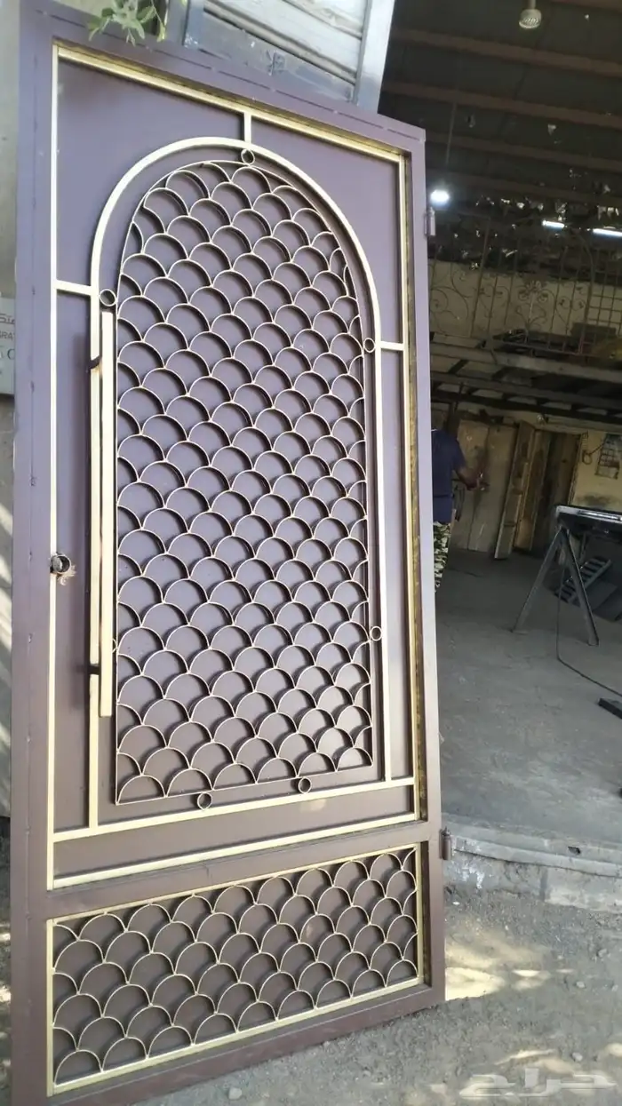 باب حديد دربزان ليزر  راميت 28