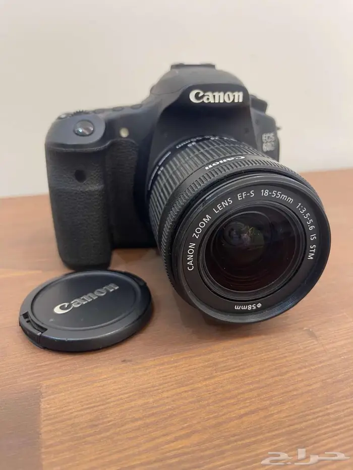 كاميرا كانون D60 مع عدستين 13