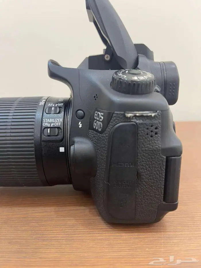 كاميرا كانون D60 مع عدستين 2