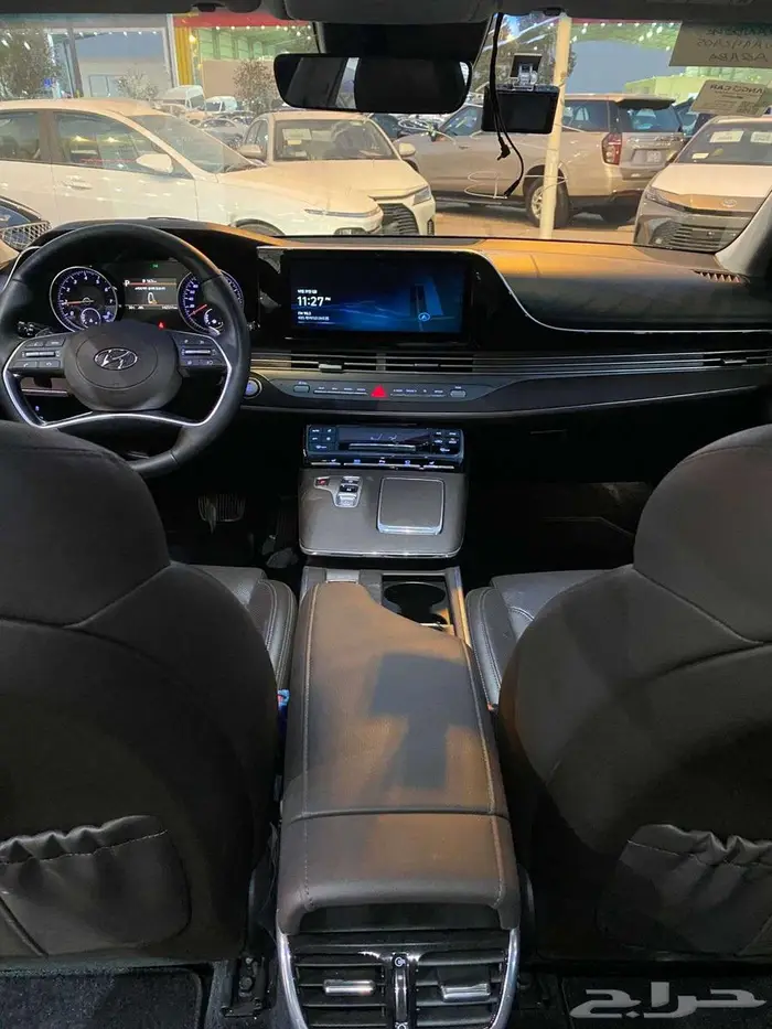 هيونداي ازيرا 2022 مستورد بنزين شاشة كاميرا قياده ذاتيه 13