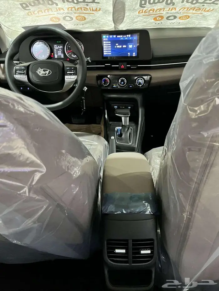 عرض هيونداي اكسنت فليت موديل 2026 ابيض سقف اسود 8