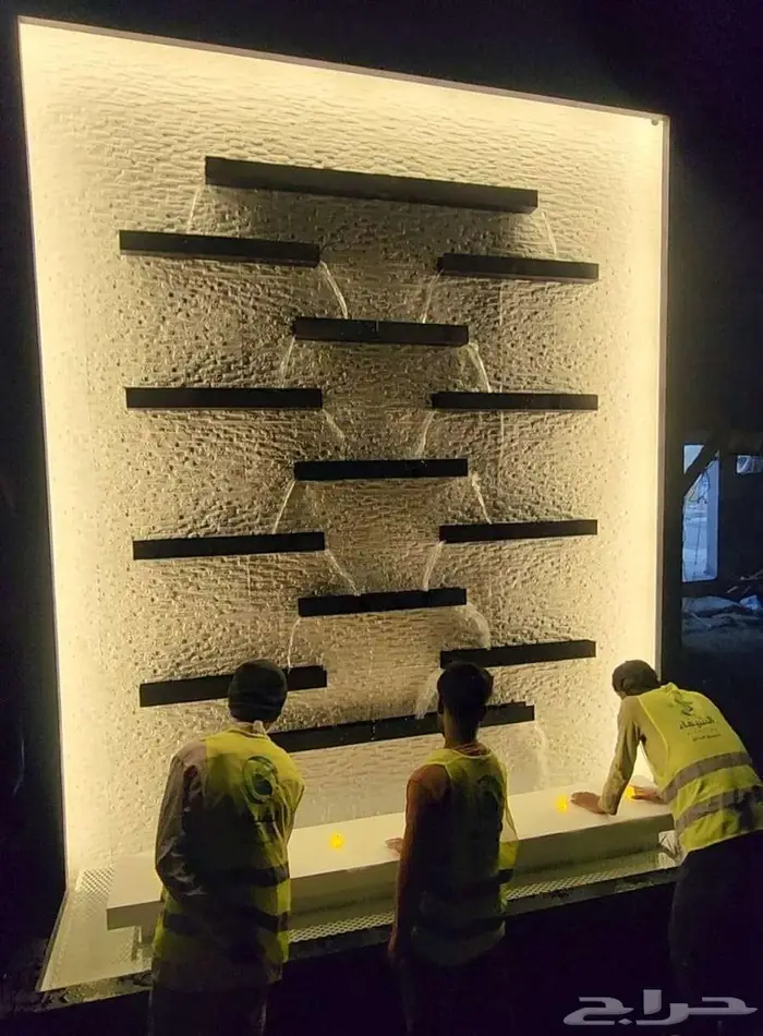 شلالات جاهزة فخمة فايبر لا تحتاج لبناء نوافير جملة الاحساء 28