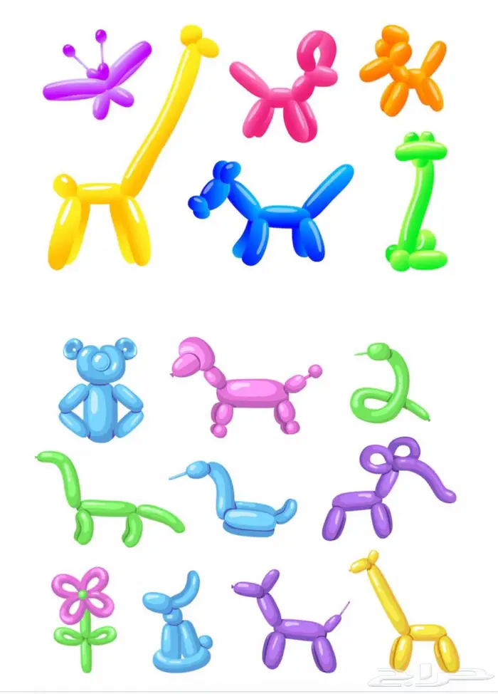 فعاليات اطفال مهرج تشكيل بالون للاطفال رسم على الوجه وغيره 51