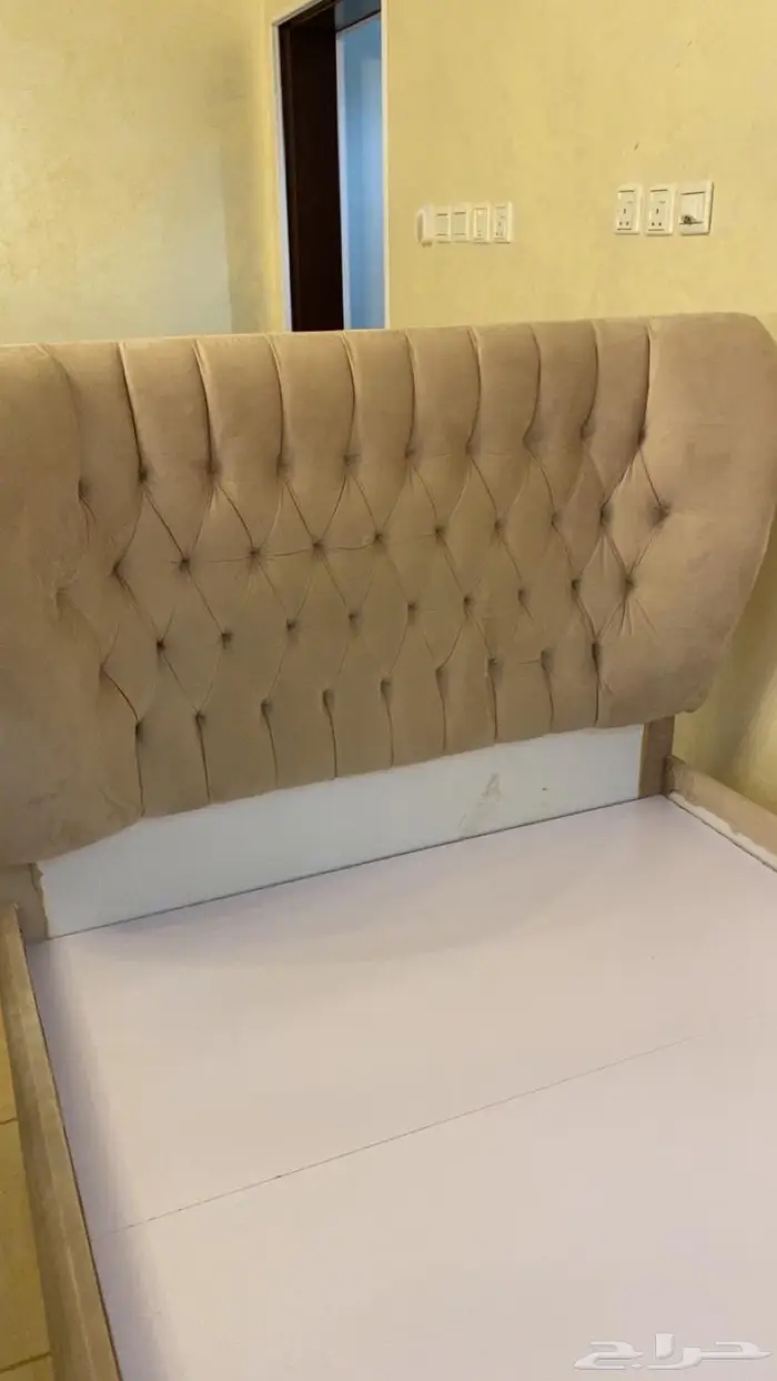 سرير نوم نفر وربع المقاس الطول مترين نظيف 2