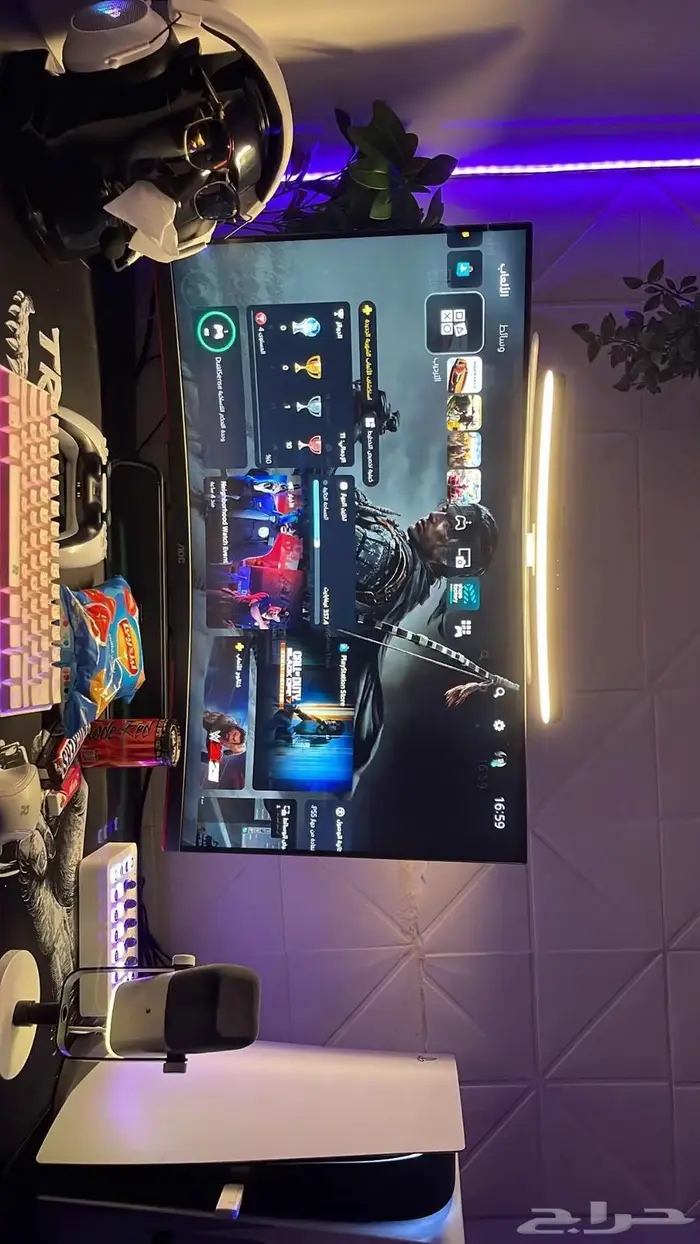 بلاستيشن 5 ومستلزمات بي سي كاملة 1