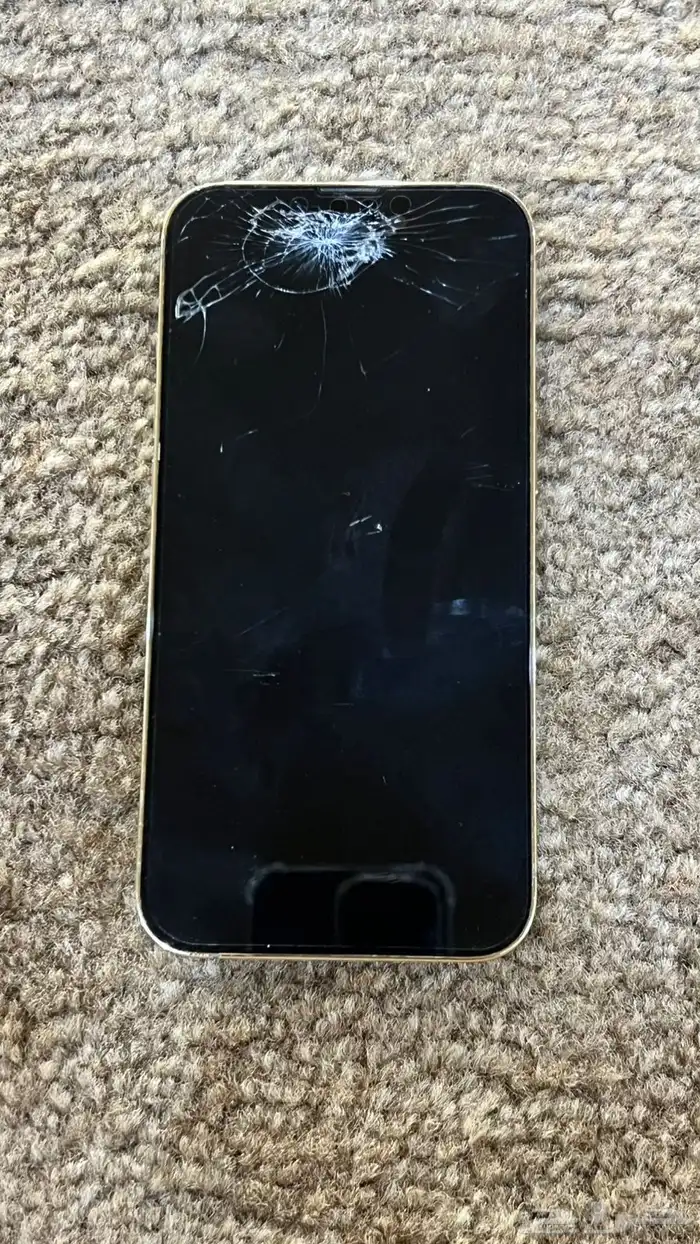 جوال آيفون 13 برو نضيف مافيه إلا الكسر فقط نسبة البطارية76 2