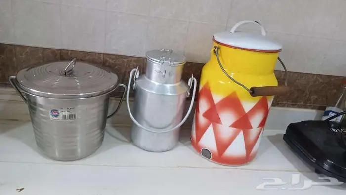 تراثيه دله ومصفاه وملقمه ومفواحه وبراد وسطل 20