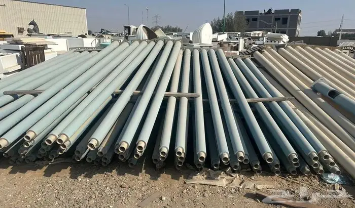 اعمده اناره للبيع فايبر غلاس 0