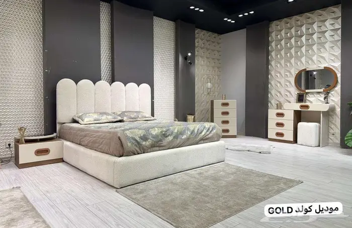غرفة نوم تركي افضل انواع الخشب 9