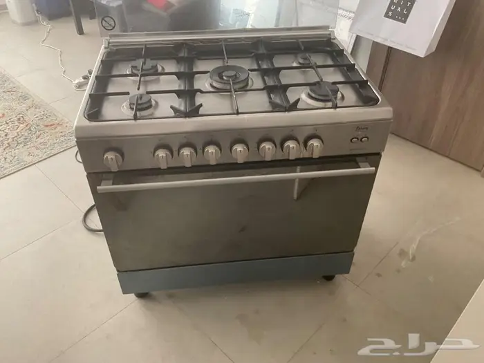 فرن غاز تيرم ايطالي نظيف مع الاسطوانه   تكيف ميديا 0