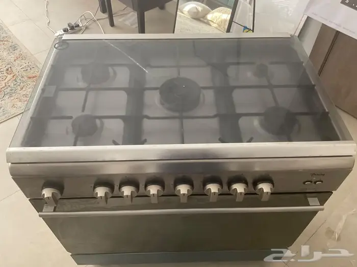 فرن غاز تيرم ايطالي نظيف مع الاسطوانه   تكيف ميديا 4