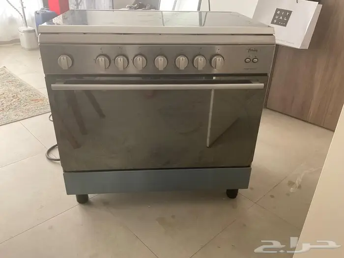 فرن غاز تيرم ايطالي نظيف مع الاسطوانه   تكيف ميديا 5