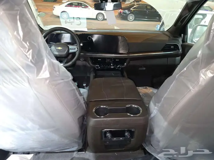 شيفورليه تاهو بدون دبل ثلاجة موديل 2025 اسود خليجي 14