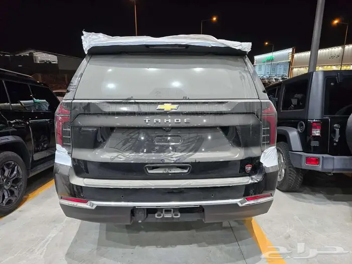 شيفورليه تاهو بدون دبل ثلاجة موديل 2025 اسود خليجي 4