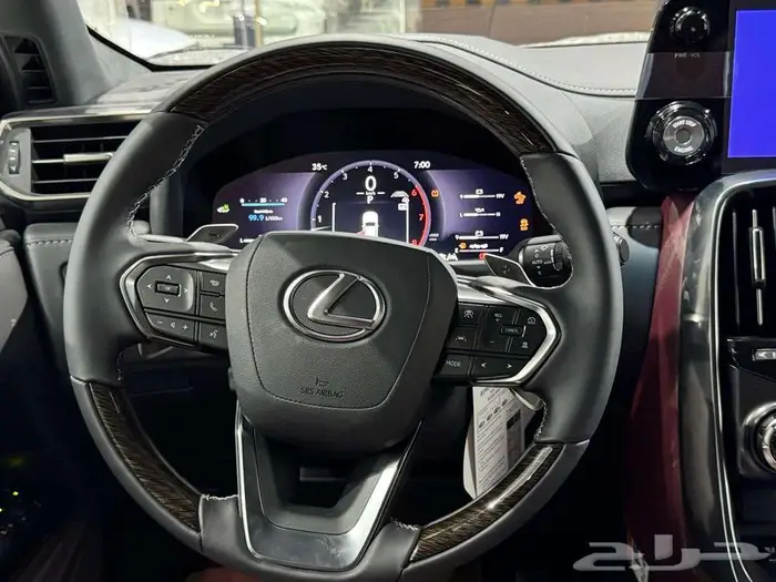 لكزس - LX600 BB - سماعه 25 بريمي - 2025 ابيض داخل احمر 23