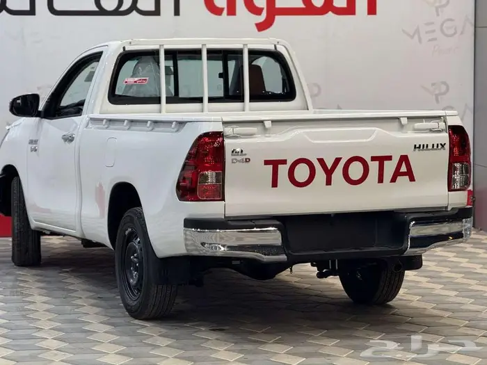 هايلوكس GL غمارة ديزل 2025 قسطها بداية من 1424 ريال 4