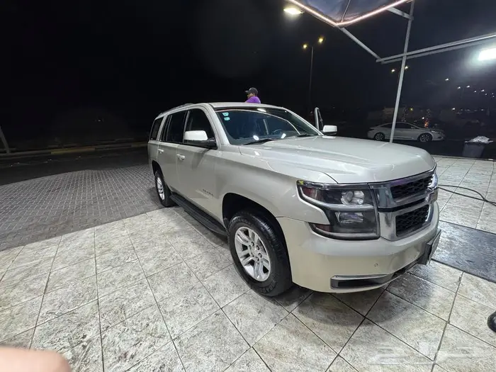 تاهو قصير 2015 LS وارد خليجي ذهبي 2