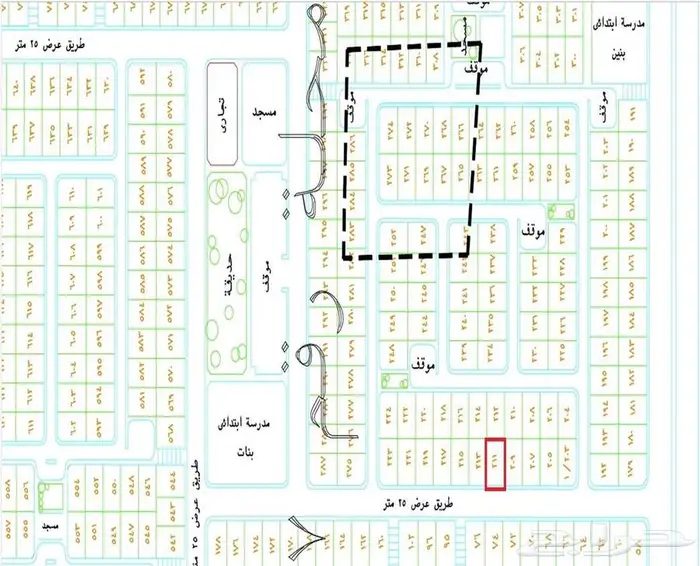 للبيع قطعتين في مخطط الرح ابوعريش على شارع 25 متر 1