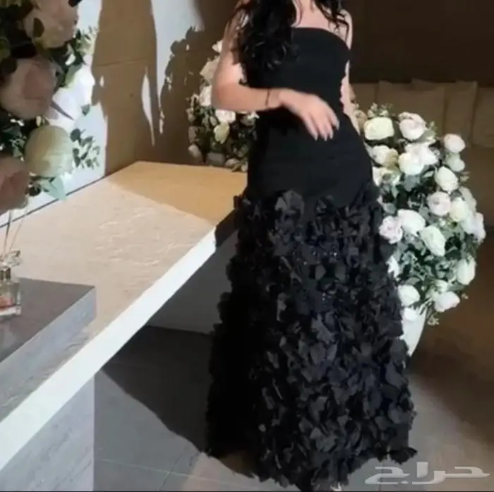 فستان سهره اسود فخم 0