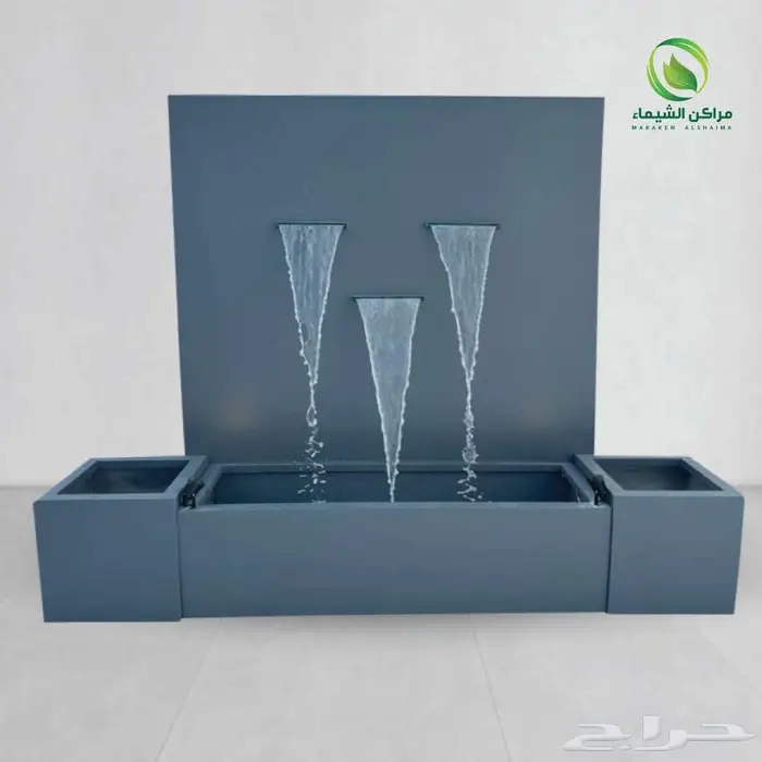 شلالات جاهزة فخمة فايبر لا تحتاج لبناء نوافير جملة الاحساء 40