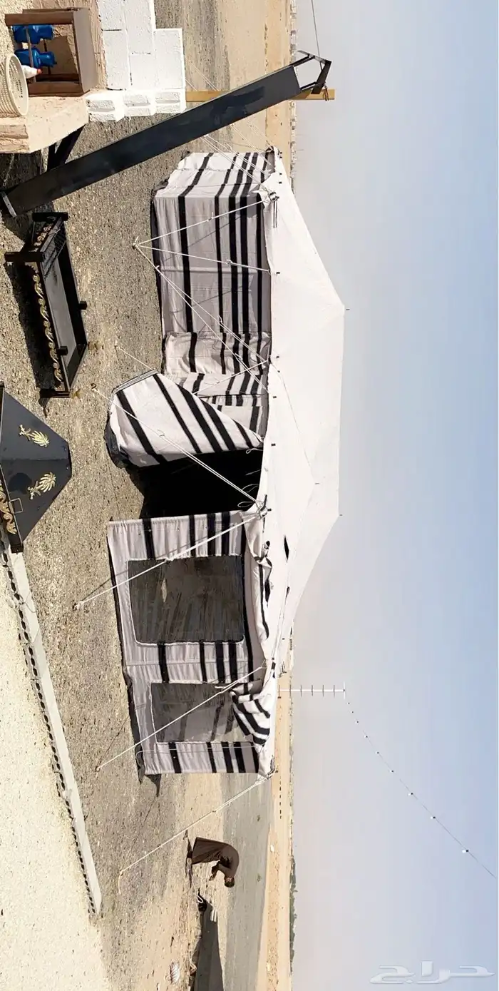 بيوت شعر جديدة ابيض واسود جميع المقاسات وخيم 54