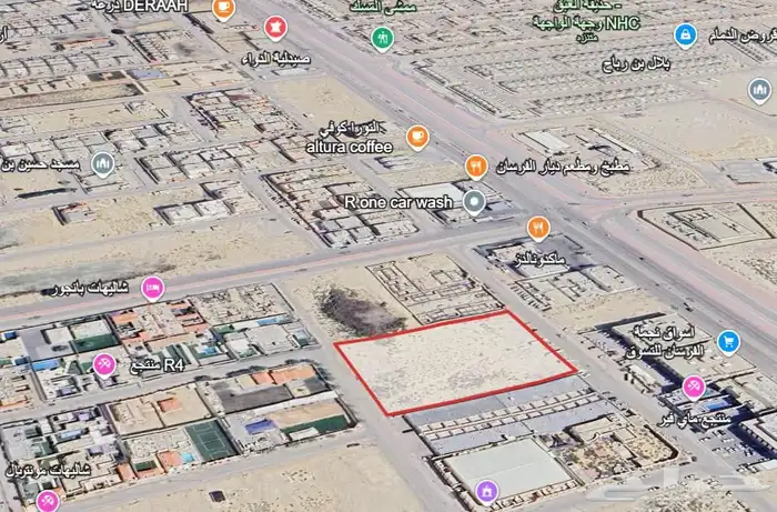 اراضي استراحات بحي الفرسان 1