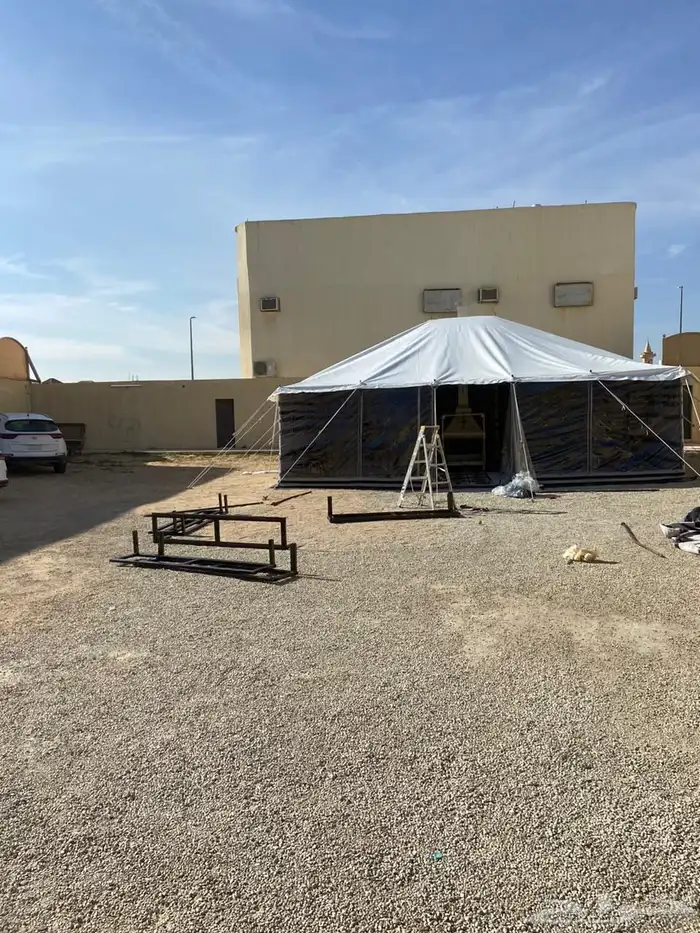 بيوت شعر جديدة ابيض واسود جميع المقاسات وخيم 61