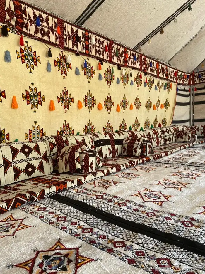 بيوت شعر جديدة ابيض واسود جميع المقاسات وخيم 60