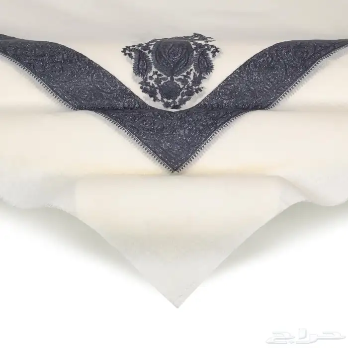 غتره شال كشميري شتوي صوف تطريز عريض 23