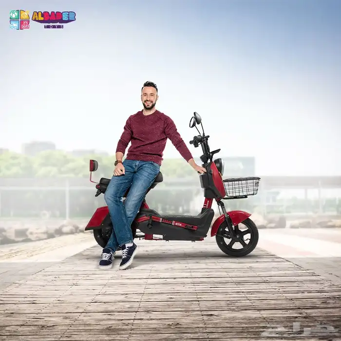 سكوتر كهربائي بالحجم الكبير بتصميم مقعدين - دباب كهرب كبير 14