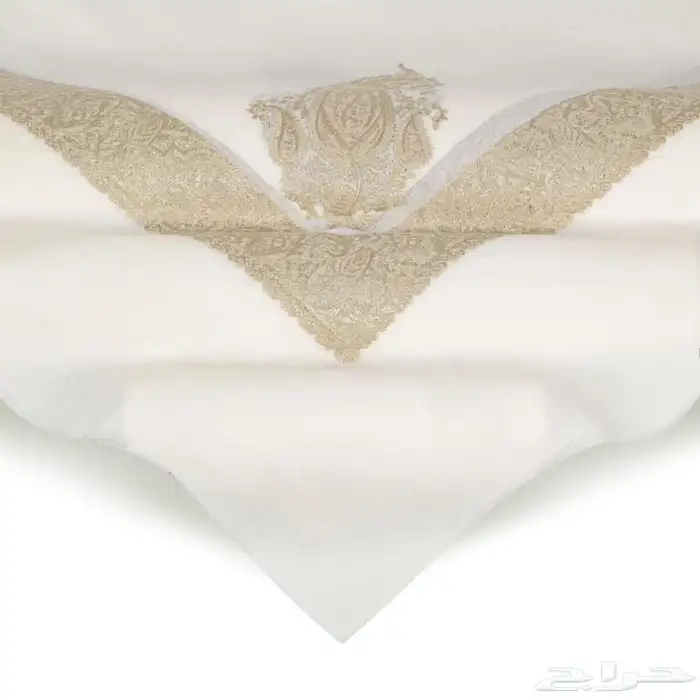 غتره شال كشميري شتوي صوف تطريز عريض 19