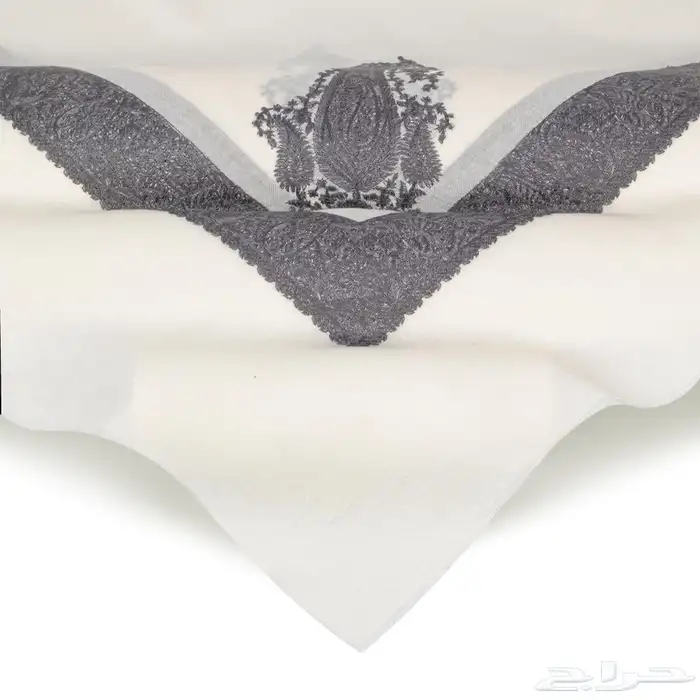 غتره شال كشميري شتوي صوف تطريز عريض 26