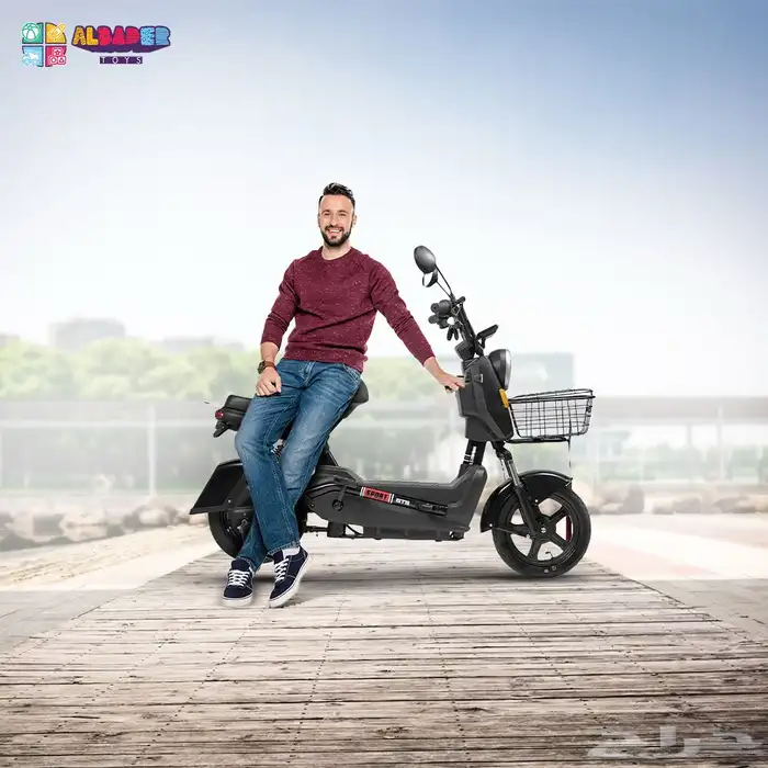 سكوتر كهربائي بالحجم الكبير بتصميم مقعدين - دباب كهرب كبير 28