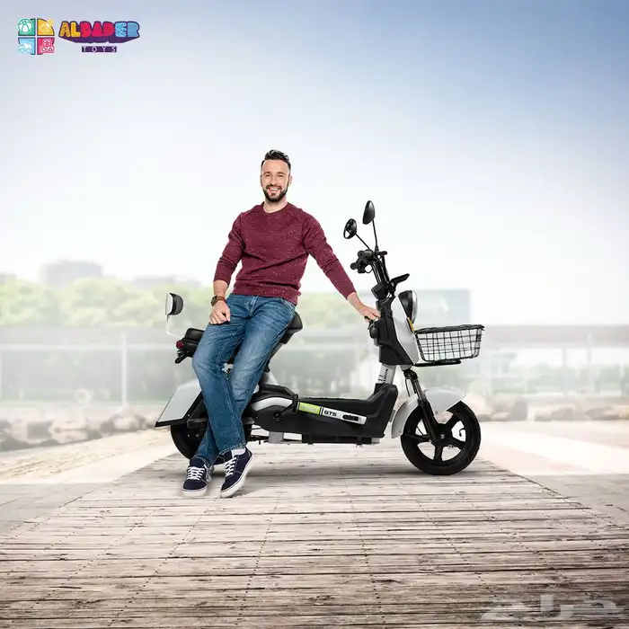 سكوتر كهربائي بالحجم الكبير بتصميم مقعدين - دباب كهرب كبير 6