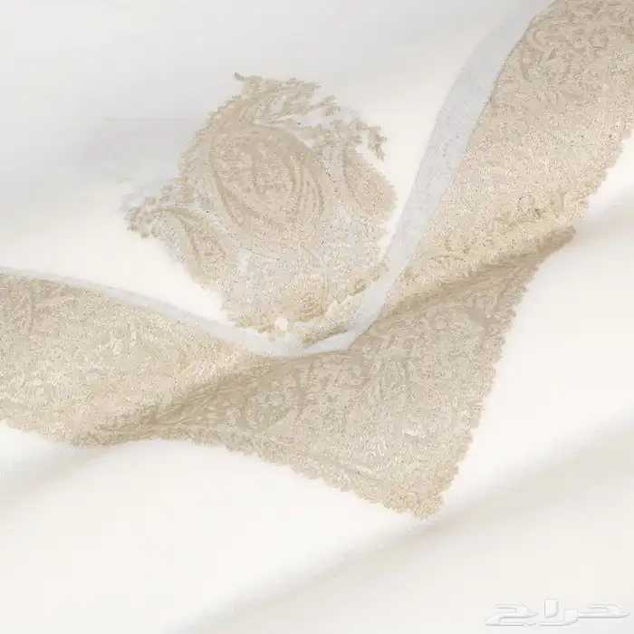 غتره شال كشميري شتوي صوف تطريز عريض 18