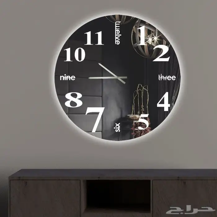 ساعات حائط زجاجية بالكامل ( الكمية محدودة ) 8