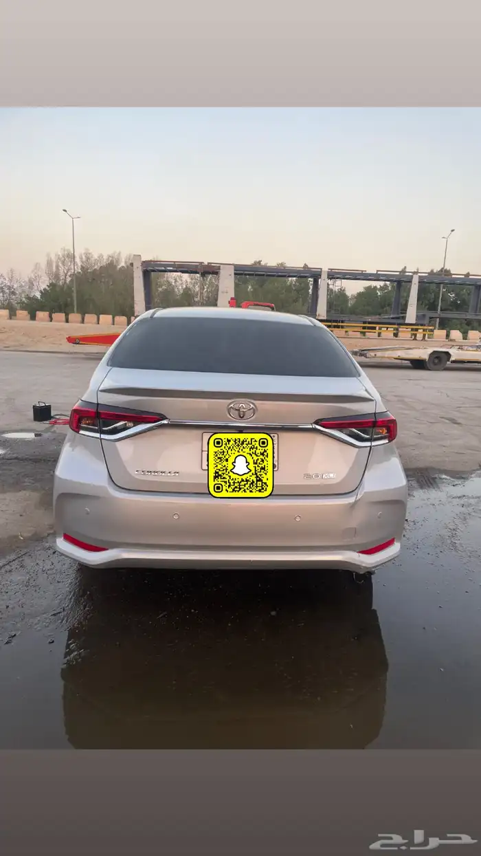 تويوتا كورولا فل كامل مصدوم 6