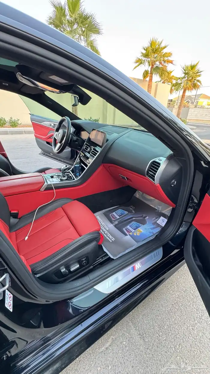BMW 840i شبه وكاله على الضمان والصيانات المجانيه 48