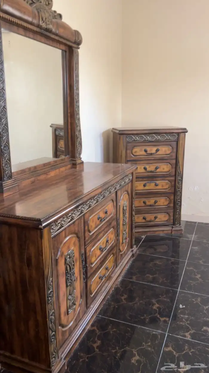 غرفة نوم لون بني فاخر 2