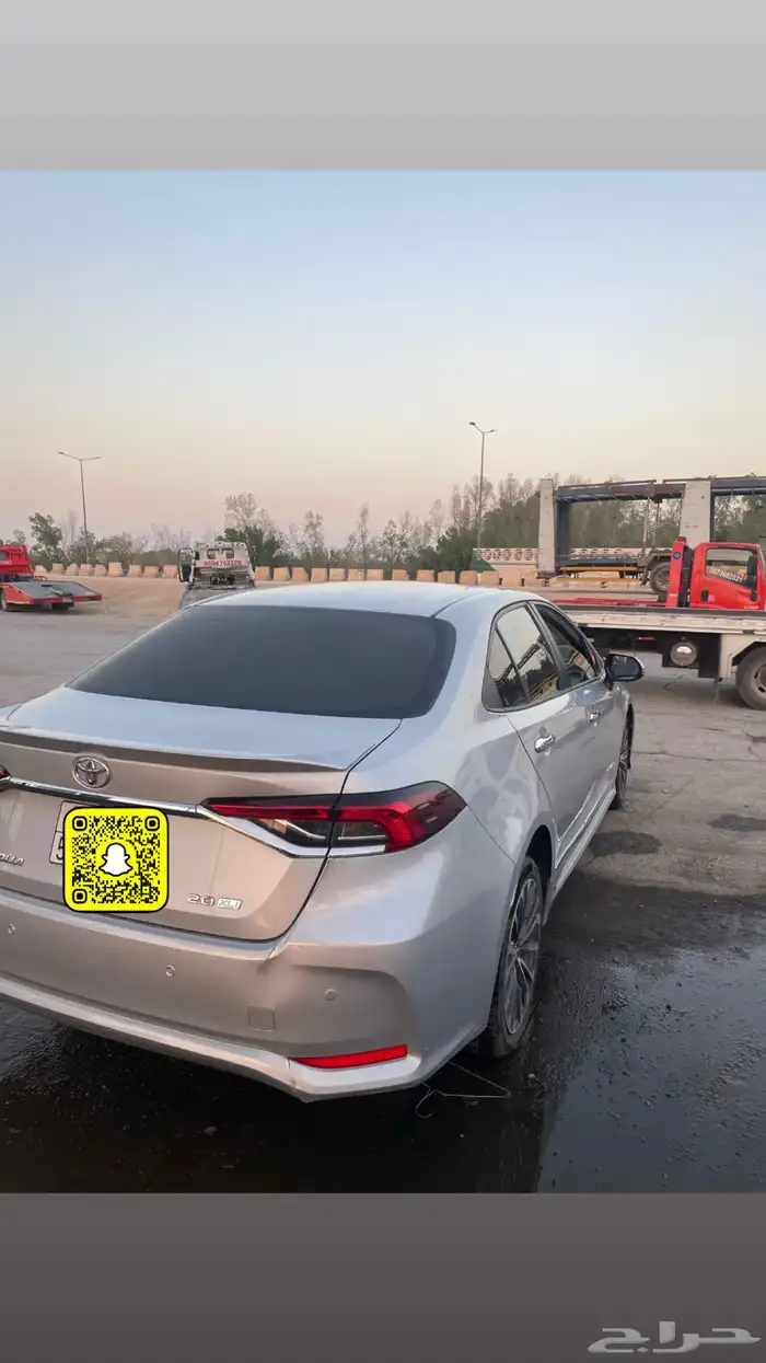 تويوتا كورولا فل كامل مصدوم 3