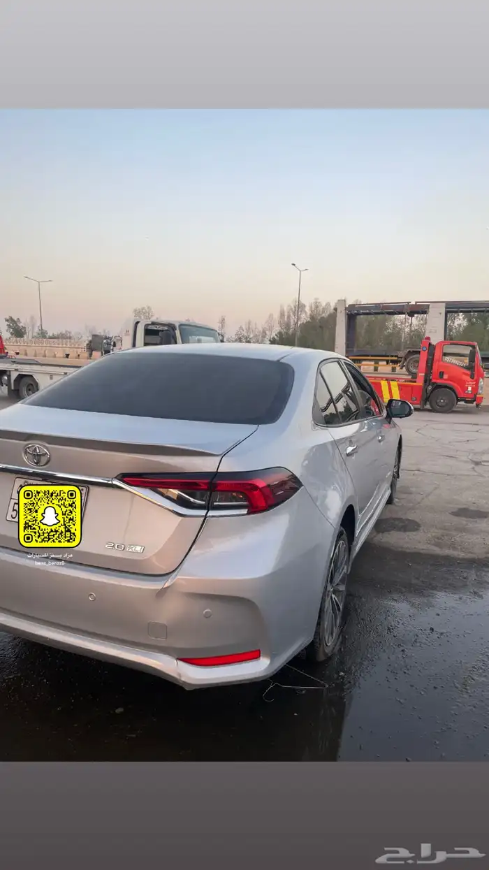 تويوتا كورولا فل كامل مصدوم 5