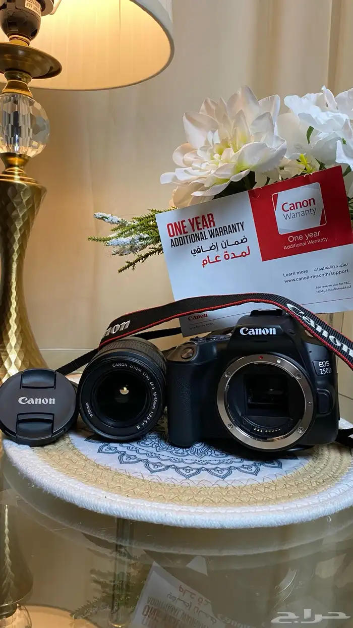 كاميرا كانون 250D بيع مستعجل 1