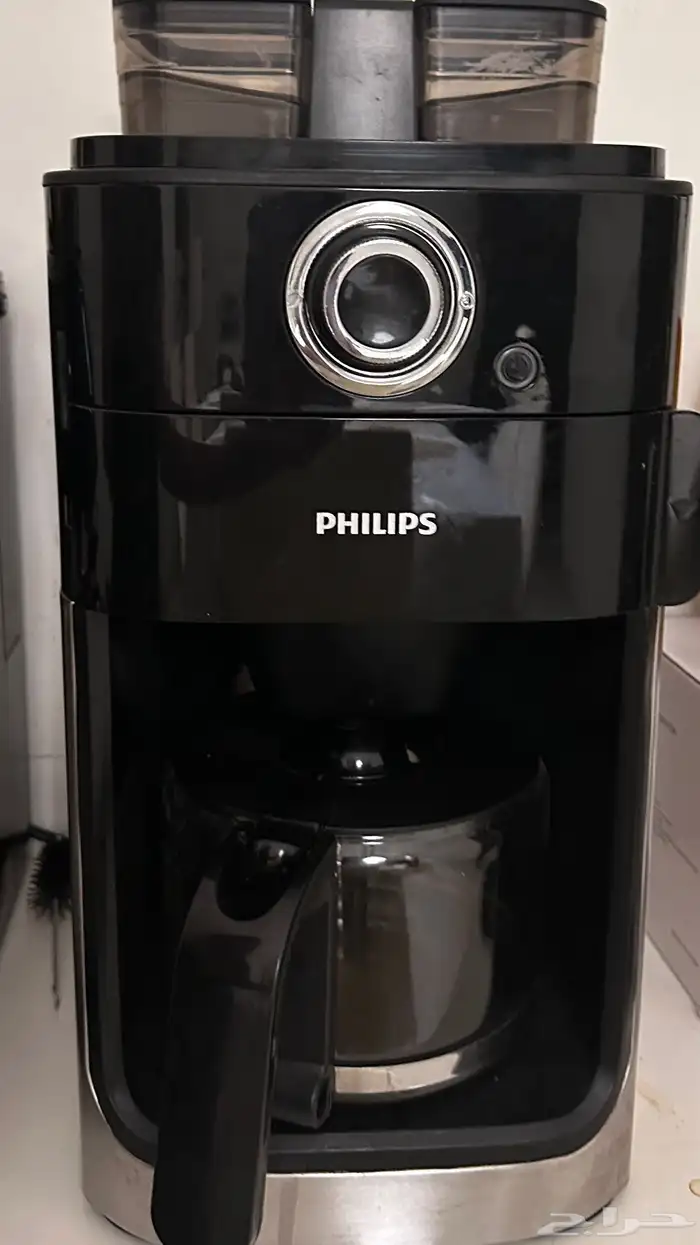 للبيع ماكينة قهوة فيلبيس grind Brew مع مطحنة مدمجة (مستعمل) 1